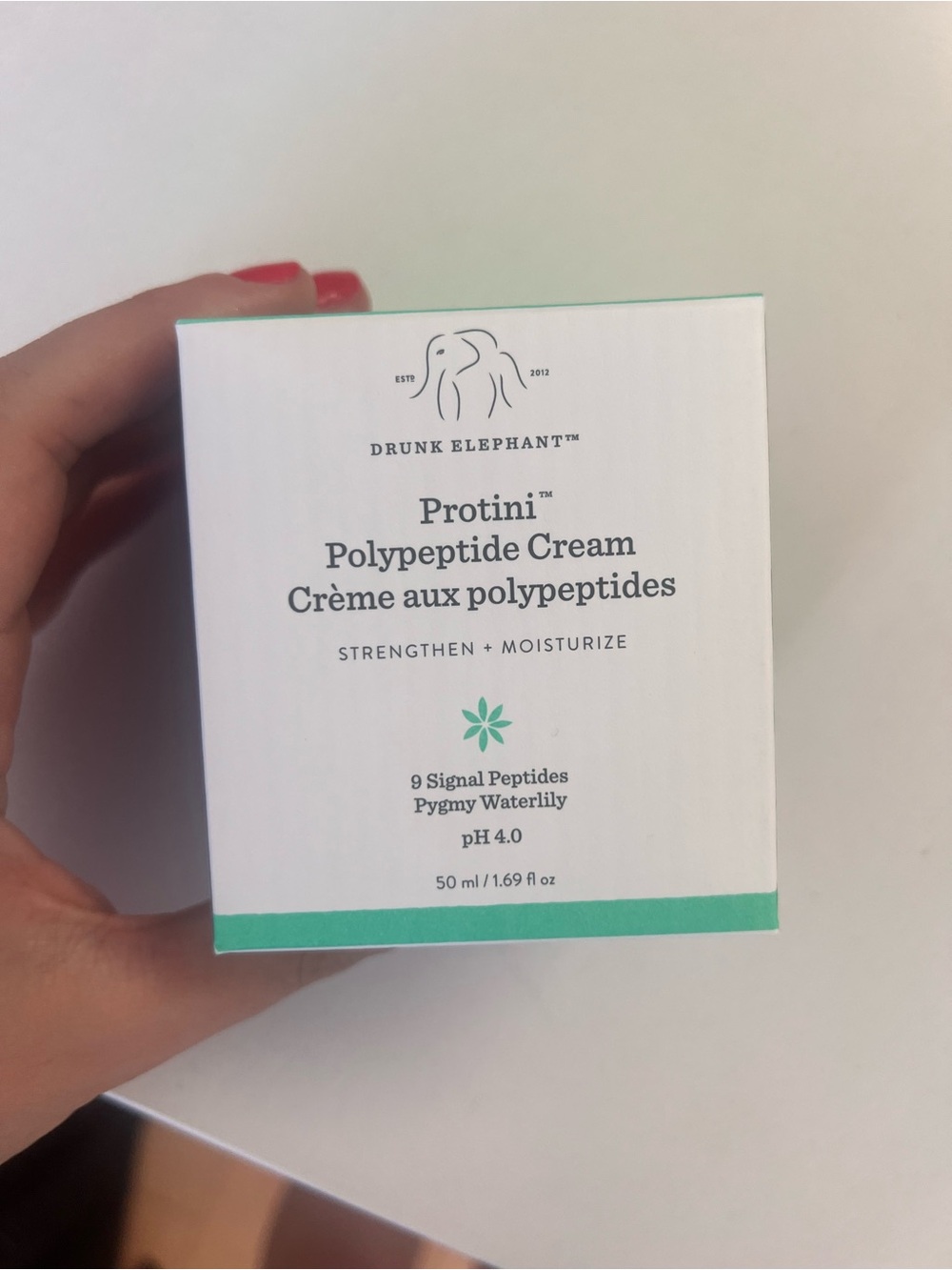 Drunk Elephant Protini Polypeptide Cream - White and Green